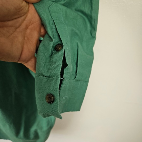 NEW Universal Thread Long Sleeve Mini Shirt Dress‎ L Light Green Button DownNWT - Picture 8 of 11